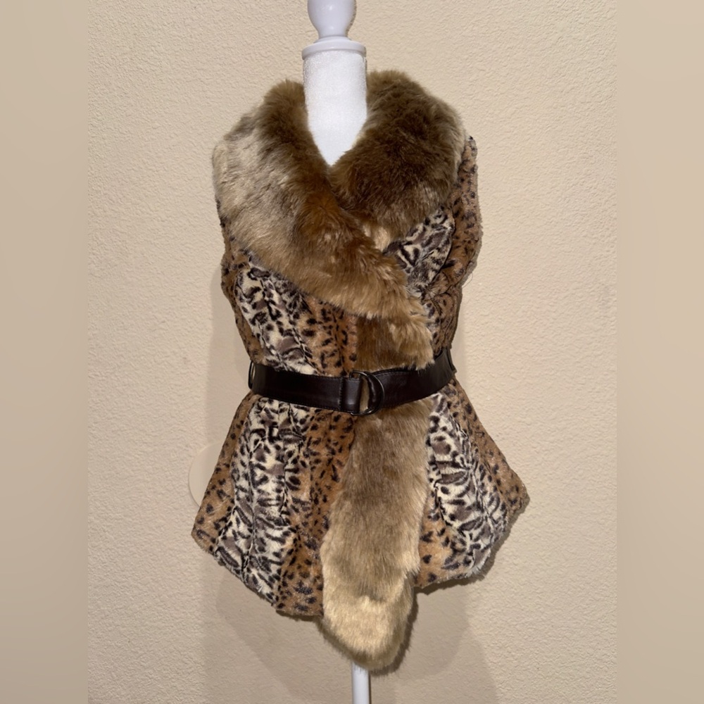 Leopard Winter Vest